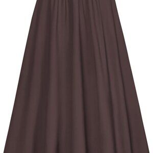 Victorian Skirts for Women Renaissance Floor Length High Waisted Flowy Long Skir